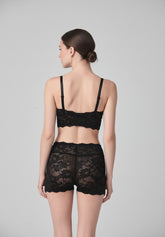 Short Panty aus elastischer Spitze Lacewear - Schwarz - Black | Oroblù