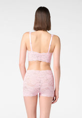 Short Panty aus elastischer Spitze Lacewear - Pfingstrosen-Rosa - Peony | Oroblù
