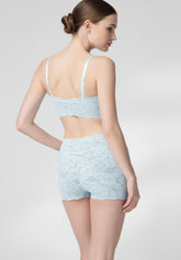 Short Panty aus elastischer Spitze Lacewear - Hellblau - Baby blue | Oroblù