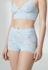 Short Panty aus elastischer Spitze Lacewear - Hellblau - Baby blue | Oroblù