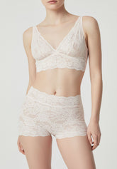 Short Panty aus elastischer Spitze Lacewear - Seidenbeige - Silk | Oroblù