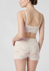 Short Panty aus elastischer Spitze Lacewear - Seidenbeige - Silk | Oroblù