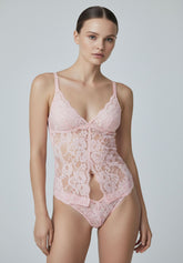 Top in Pizzo Elasticizzato Lacewear - Rosa Peonia - Peony | Oroblù