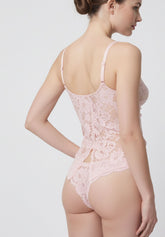 Top in Pizzo Elasticizzato Lacewear - Rosa Peonia - Peony | Oroblù