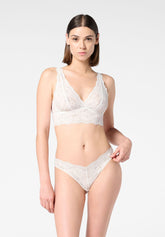 Brasilian Slip aus elastischer Spitze Lacewear - Seidenbeige - Silk | Oroblù