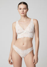Brasilian Slip aus elastischer Spitze Lacewear - Seidenbeige - Silk | Oroblù