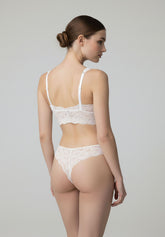 Brasilian Slip aus elastischer Spitze Lacewear - Seidenbeige - Silk | Oroblù