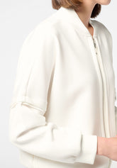 Technical Modal Zip Sweatshirt Boarding Pass - Ivory - Ivory | Oroblù