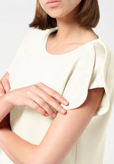 Technical Modal T‑Shirt Boarding Pass - Ivory - Ivory | Oroblù