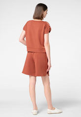 Technical Modal Shorts Boarding Pass - Terracotta - Terracotta | Oroblù