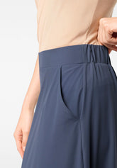 Light Technical Stretch Skirt New Travel - Blue - Blue | Oroblù