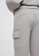 Pantaloni Cargo in morbido Tessuto Tecnico Boarding Pass - Grigio Melange - Grey melange | Oroblù
