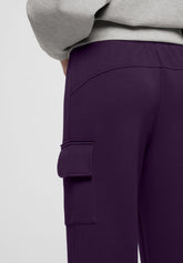 Pantaloni Cargo in morbido Tessuto Tecnico Boarding Pass - Violet - Violet 25 | Oroblù