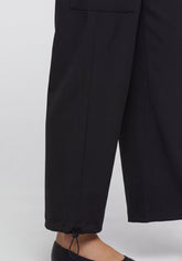 Pantaloni Cargo in Tessuto Tecnico Elasticizzato Travel - Nero - Black | Oroblù
