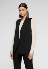 Gilet Lungo in Viscosa 24 Hours - Nero - Black | Oroblù