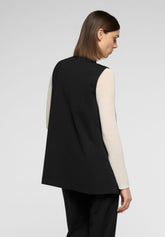 Gilet Lungo in Viscosa 24 Hours - Nero - Black | Oroblù