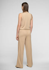 Pantaloni in maglia di Viscosa con Paillettes Shiny Knitwear - Sabbia - Sand | Oroblù