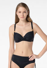 Underwired Bikini Top Color - Black - Black | Oroblù
