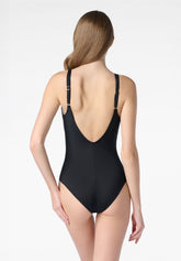 Balconette One-Piece Swimsuit Color - Black - Black | Oroblù