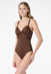 Badeanzug mit Bügel Balconette Color - Kakao - Cocoa | Oroblù