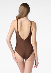 Badeanzug mit Bügel Balconette Color - Kakao - Cocoa | Oroblù