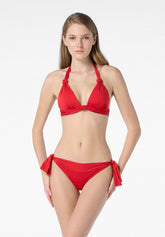 Bikini-Slip mit Schleifen Drapé - Rot - Red | Oroblù