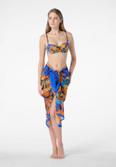 Chiffon Pareo Color Jungle - Gold - Golden | Oroblù