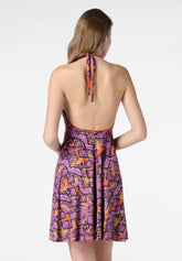 Kleid Lurex Python - Purple - Purple | Oroblù