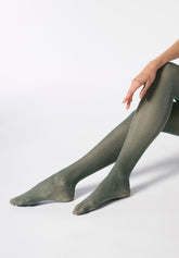 Collant Velato ed Elegante Diamonds - Verde Foresta 2 - Forest 2 | Oroblù