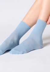 Bio Cotton Ankle Sock - Sky Blue 1 - Sky 1 | Oroblù