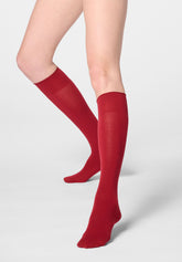 Mi-bas-opaques-Cheryl - Rouge Intense - Deep red | Oroblù