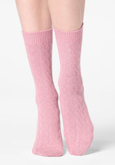 Wool and Cashmere Sock Gwen - Peony - Peony 12 | Oroblù