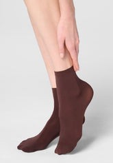 Blickdichte Söckchen All Colors 50 - Schokolade 3 - Chocolate 3 | Oroblù