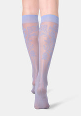 Gambaletto Velato Lace Detail 20 - Azzurro Grigio 5 - Crystal grey 5 | Oroblù