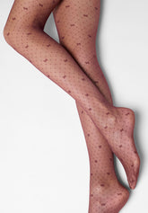 Collant Velato Micro Motivo Graceful 20 - Bordeaux 11 - Bordeaux 11 | Oroblù