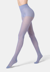 Recycled Yarn Tights Eco Sneakers Abstract - Grey Blue 5 - Crystal grey 5 | Oroblù