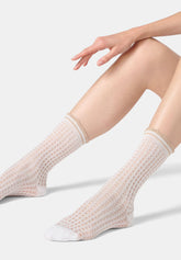 Calzino Corto traforato in Cotone Mesh - Bianco - White | Oroblù