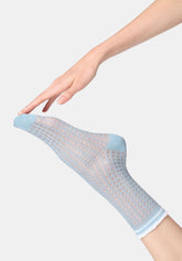 Calzino Corto traforato in Cotone Mesh - Azzurro Cielo - Sky | Oroblù