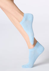 Lyocell Sneakers Socks Perfect Comfort Soft Cuff - Sky Blue - Sky | Oroblù