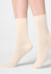 Lyocell Socks Soft Perfect Comfort - Wool White - Wool | Oroblù