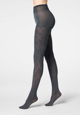 Collant opaque Geoline 50 - Metal - Metal 2 | Oroblù