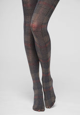 Collant Coprente Soft Plaid 60 - Nero - Black | Oroblù
