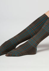 Gambaletto Coprente Scottish Flair 60 - Marrone 4 - Brown 4 | Oroblù