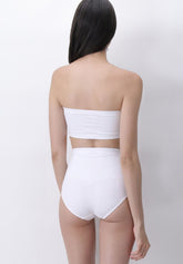 Nahtloses Bandeau-Top Dolcevita - Weiß - White | Oroblù