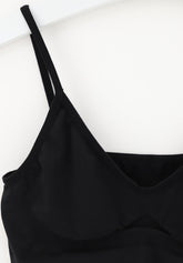 BH-Top mit Spaghettitr agern Dolcevita - Schwarz - Black | Oroblù