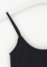 Top mit Spaghettitr agern nahtlos Dolcevita - Schwarz - Black | Oroblù
