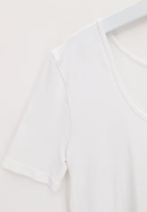 Half Sleeve Dolcevita Sweater - White - White | Oroblù