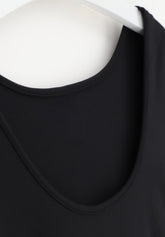 Half Sleeve Dolcevita Sweater - Black - Black | Oroblù
