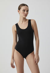 Wide Shoulder Dolcevita Body - Black - Black | Oroblù