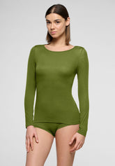 Langarmpullover aus Micromodal und perfektem Kaschmir - Botanic - Botanic | Oroblù